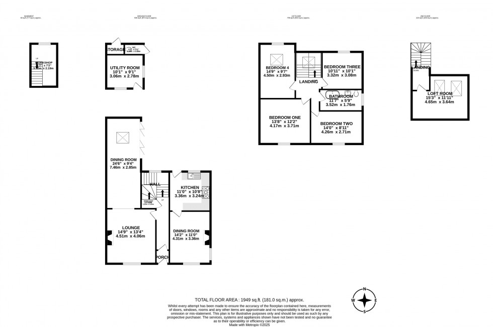 Floorplan for Cross Street, Standish, Wigan