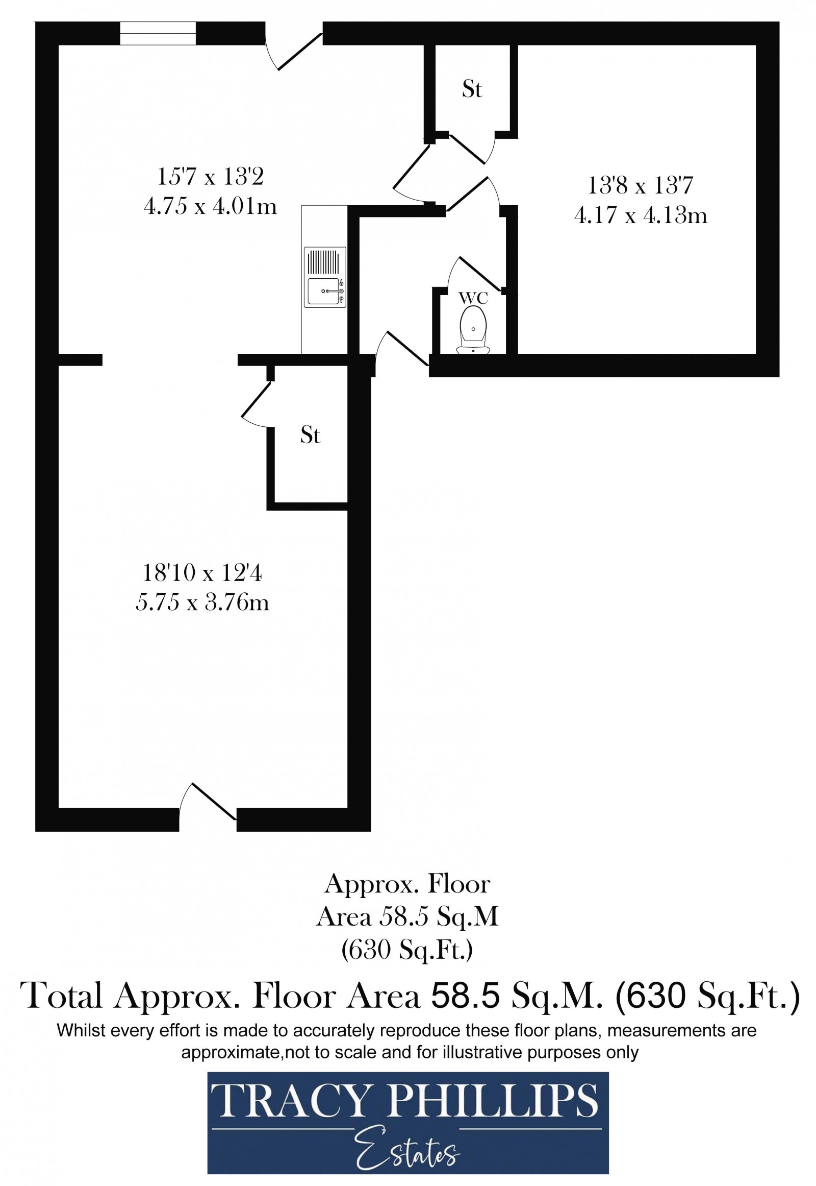 Floorplan for Barton Square, Poulton-Le-Fylde