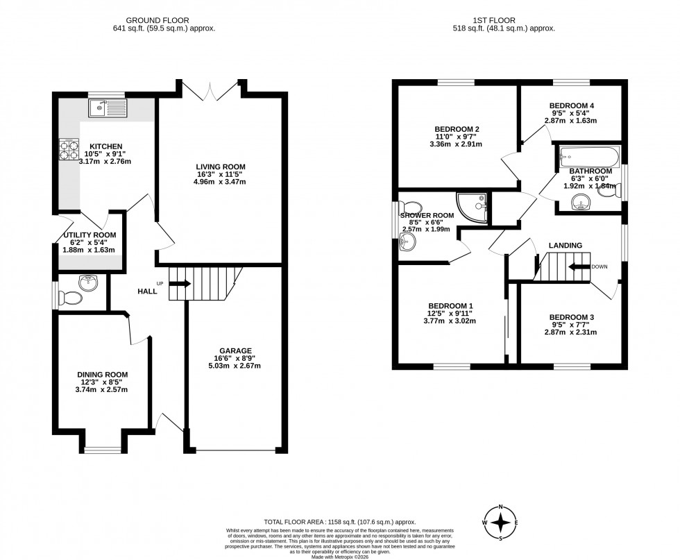 Floorplan for Mill Lane, Coppull, Chorley