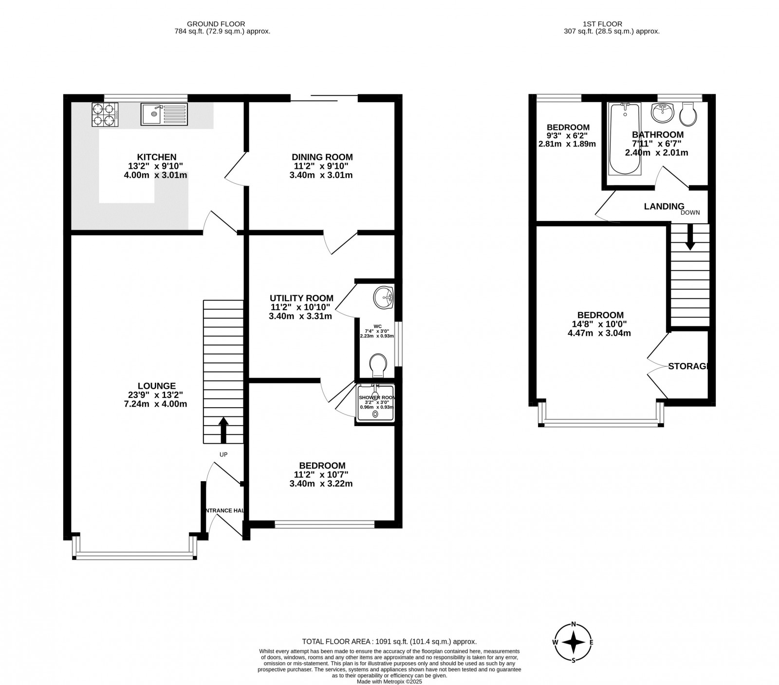 Floorplan for Parkbrook Lane, Shevington, Wigan