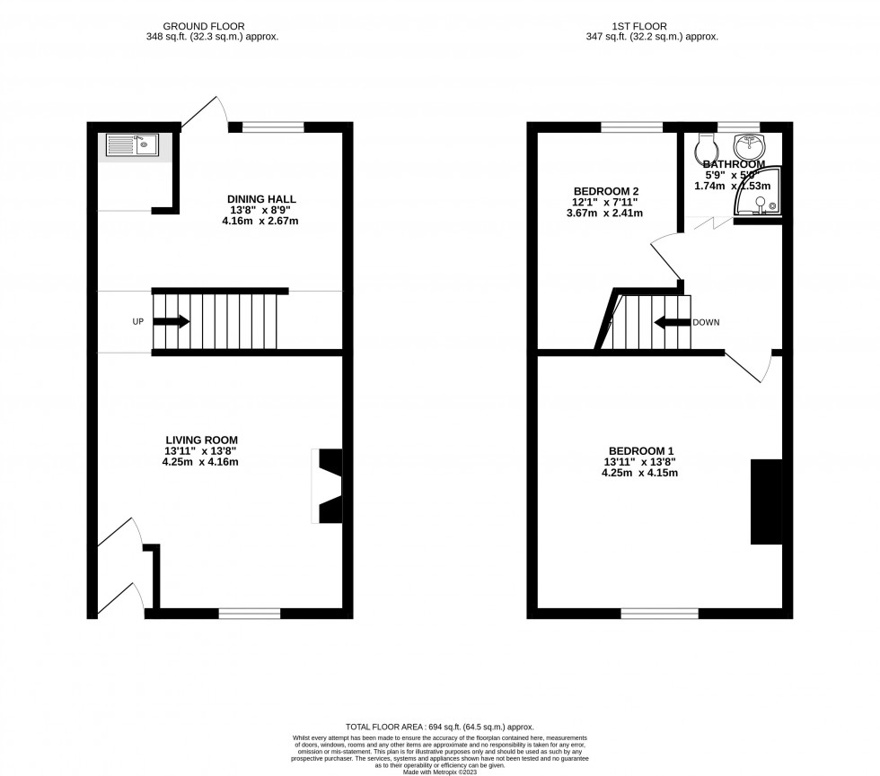 Floorplan for Albert Street, Newtown, Wigan