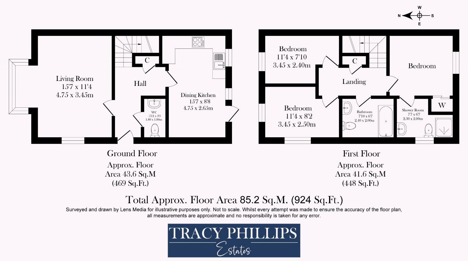 Floorplan for Ludlow Street, Standish, Wigan
