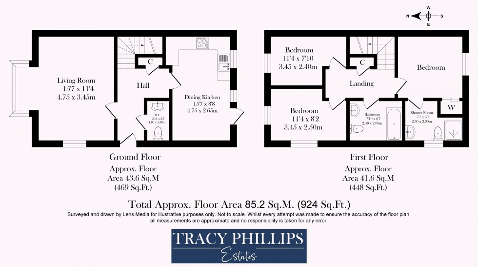 Floorplan for Ludlow Street, Standish, Wigan