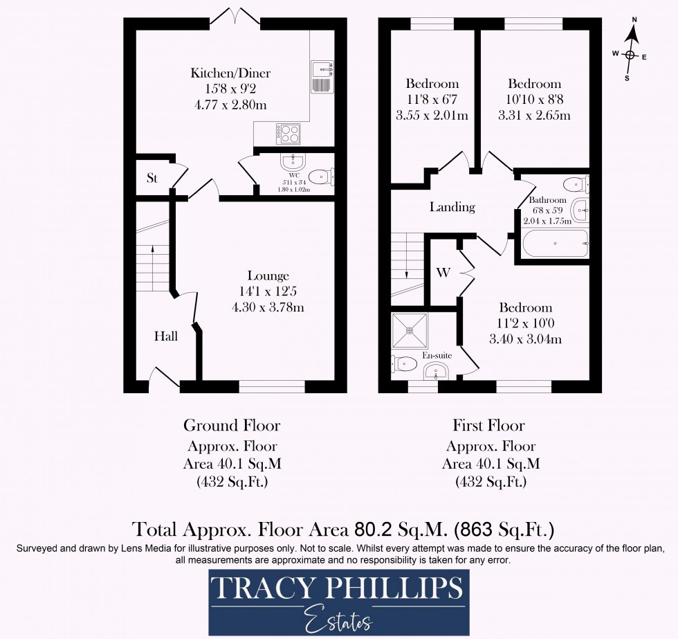 Floorplan for Harrington Park, Shevington, Wigan