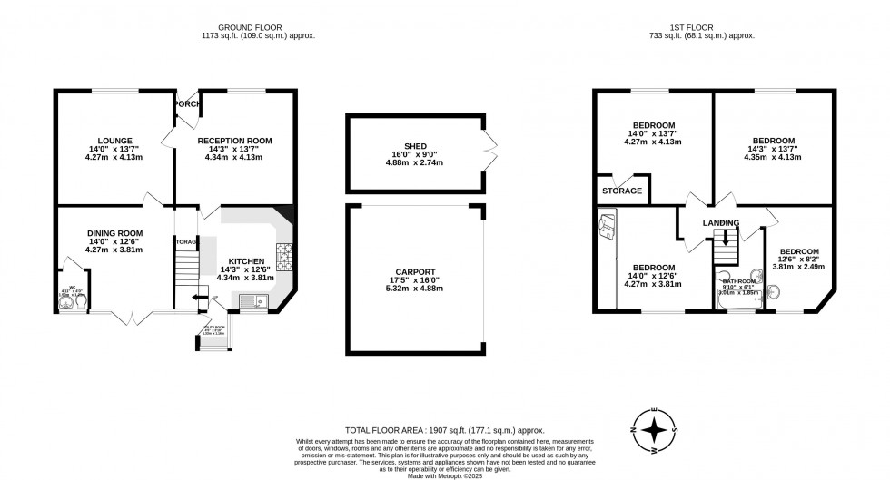 Floorplan for Preston Road, Standish, Wigan