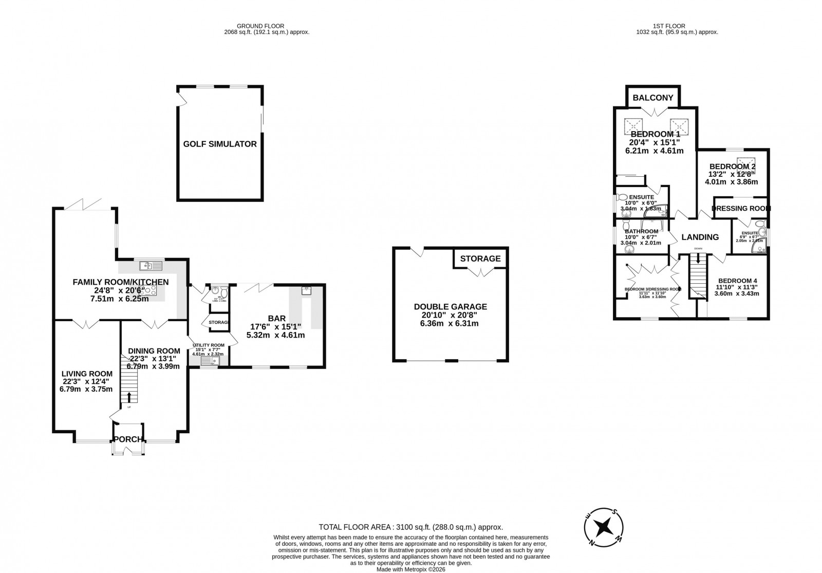 Floorplan for Chorley Road, Standish, Wigan