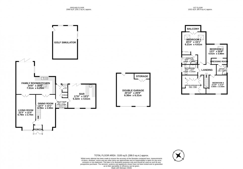 Floorplan for Chorley Road, Standish, Wigan