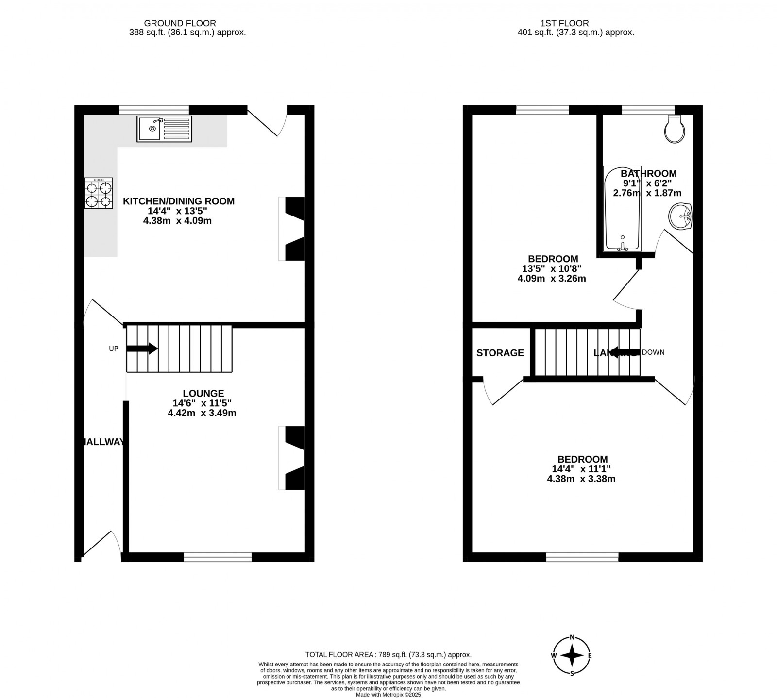 Floorplan for Platt Lane, Standish, Wigan