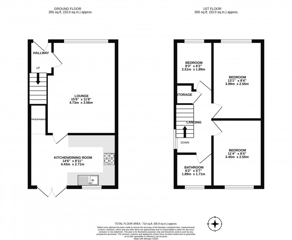 Floorplan for Quakers Place, Standish, Wigan