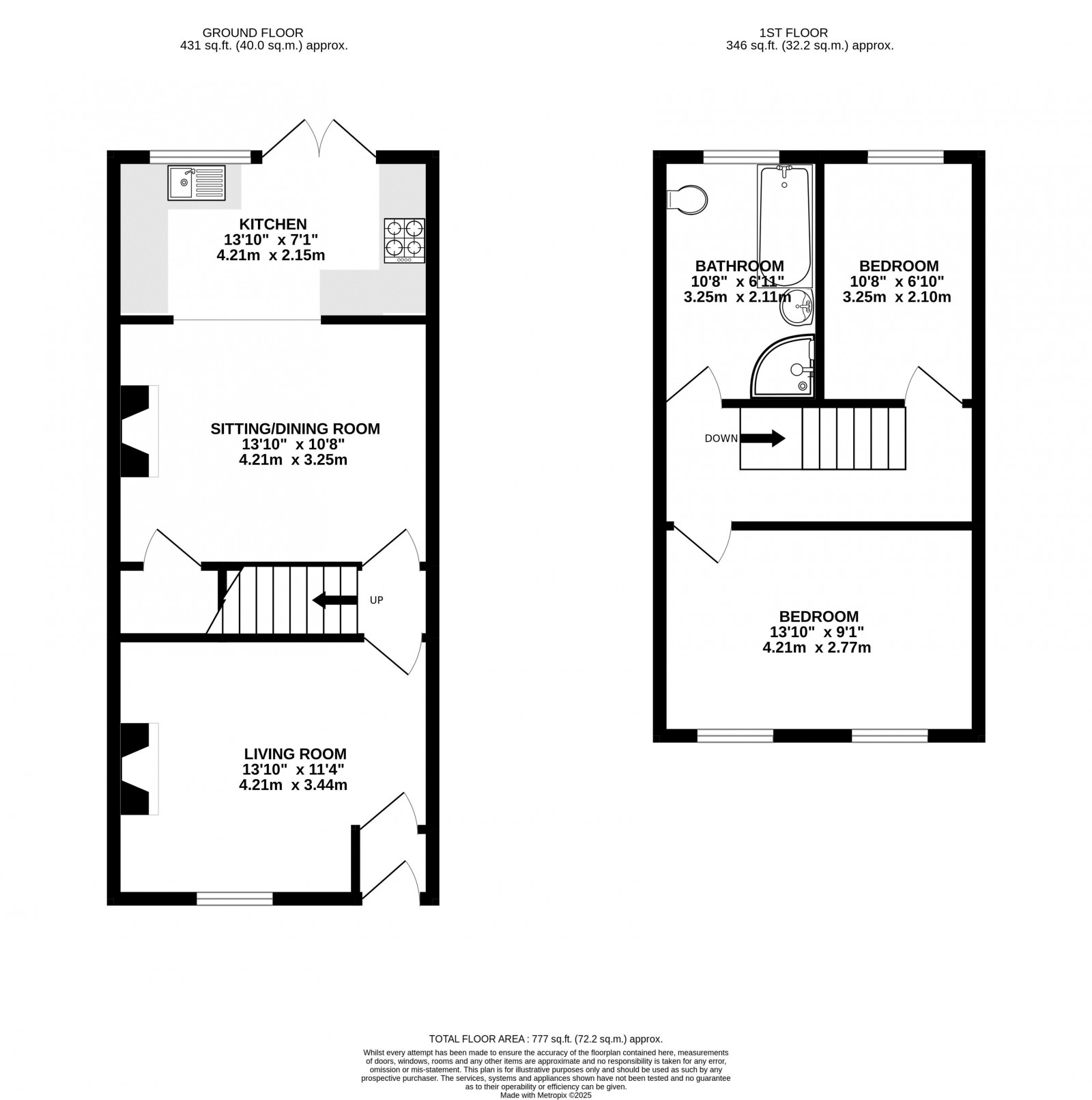 Floorplan for Gidlow Lane, Wigan