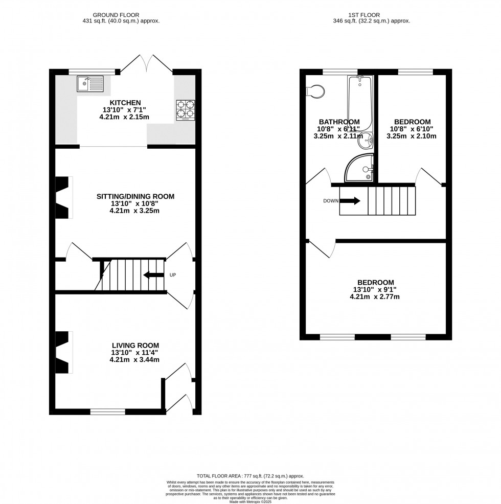 Floorplan for Gidlow Lane, Wigan