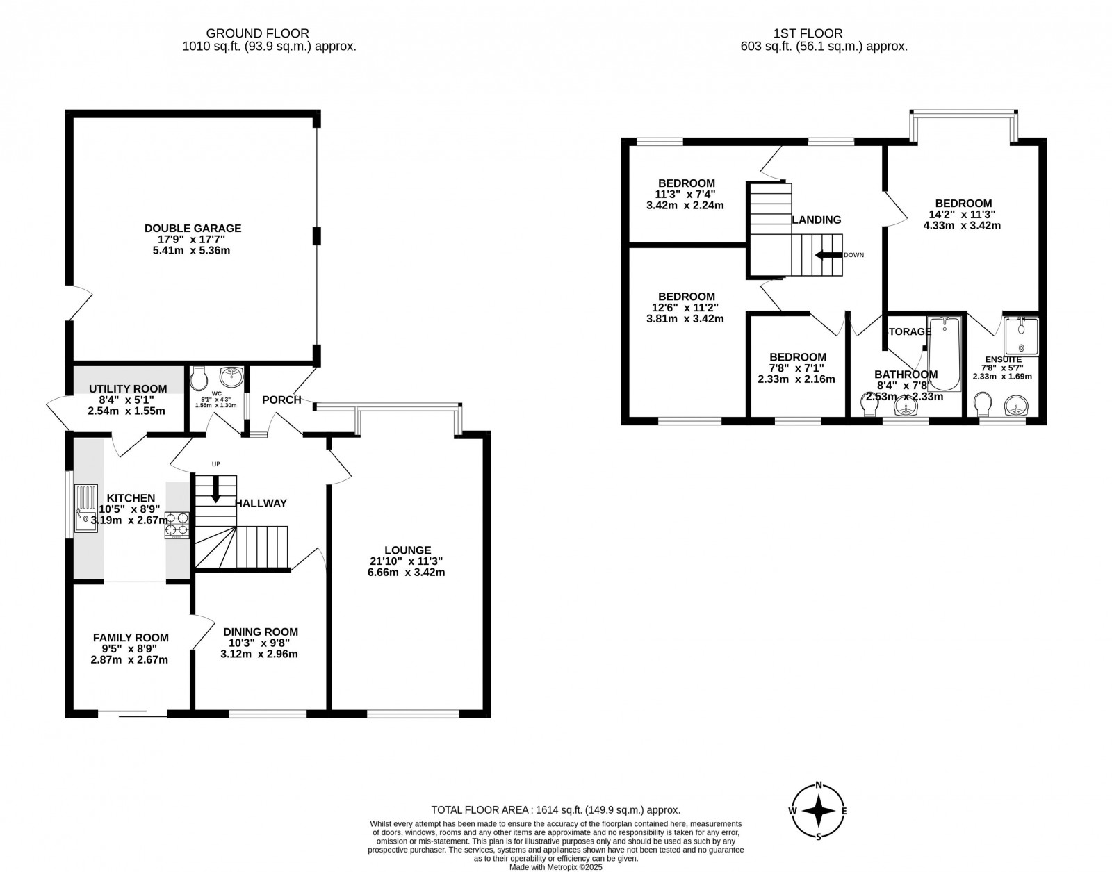 Floorplan for Kenyon Road, Standish