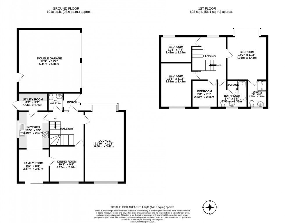 Floorplan for Kenyon Road, Standish