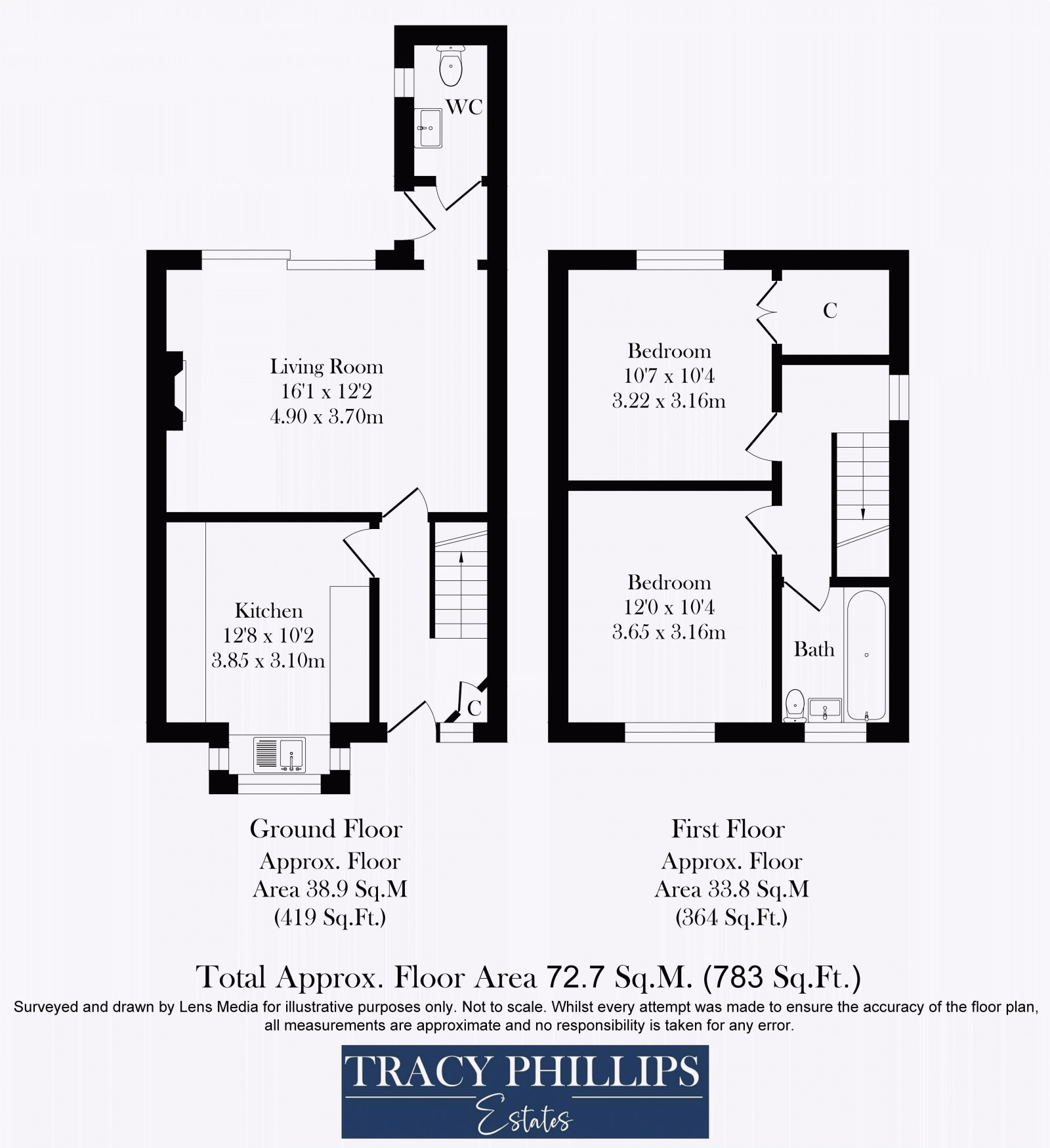 Floorplan for Baxter Street, Standish, Wigan