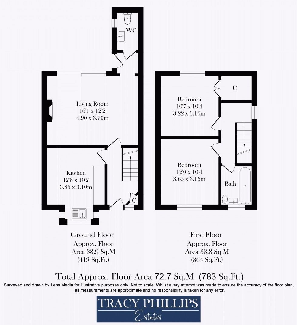 Floorplan for Baxter Street, Standish, Wigan