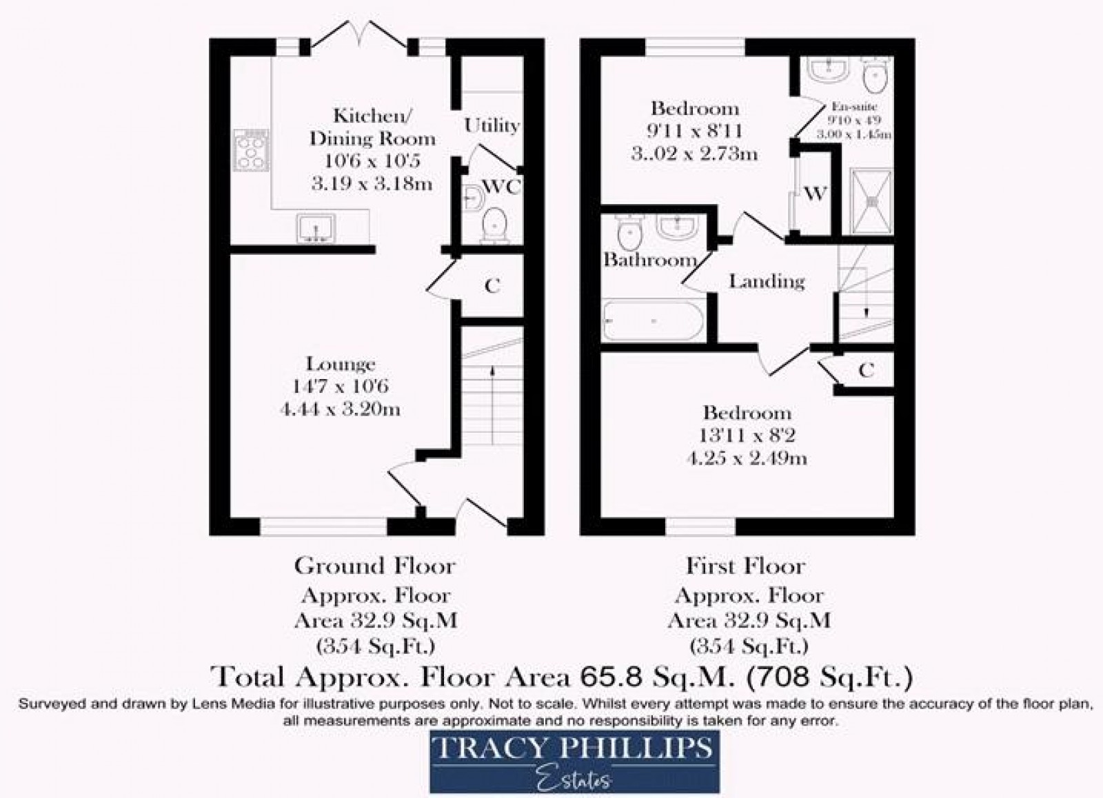 Floorplan for Buttercup Meadow, Standish, Wigan