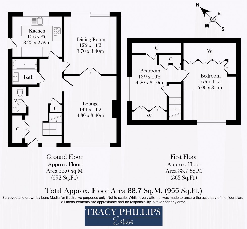 Floorplan for Fern Close, Shevington, Wigan