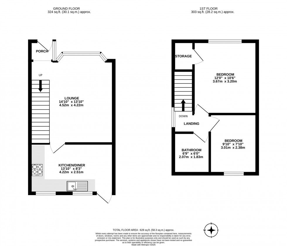 Floorplan for Erradale Crescent, Winstanley, Wigan