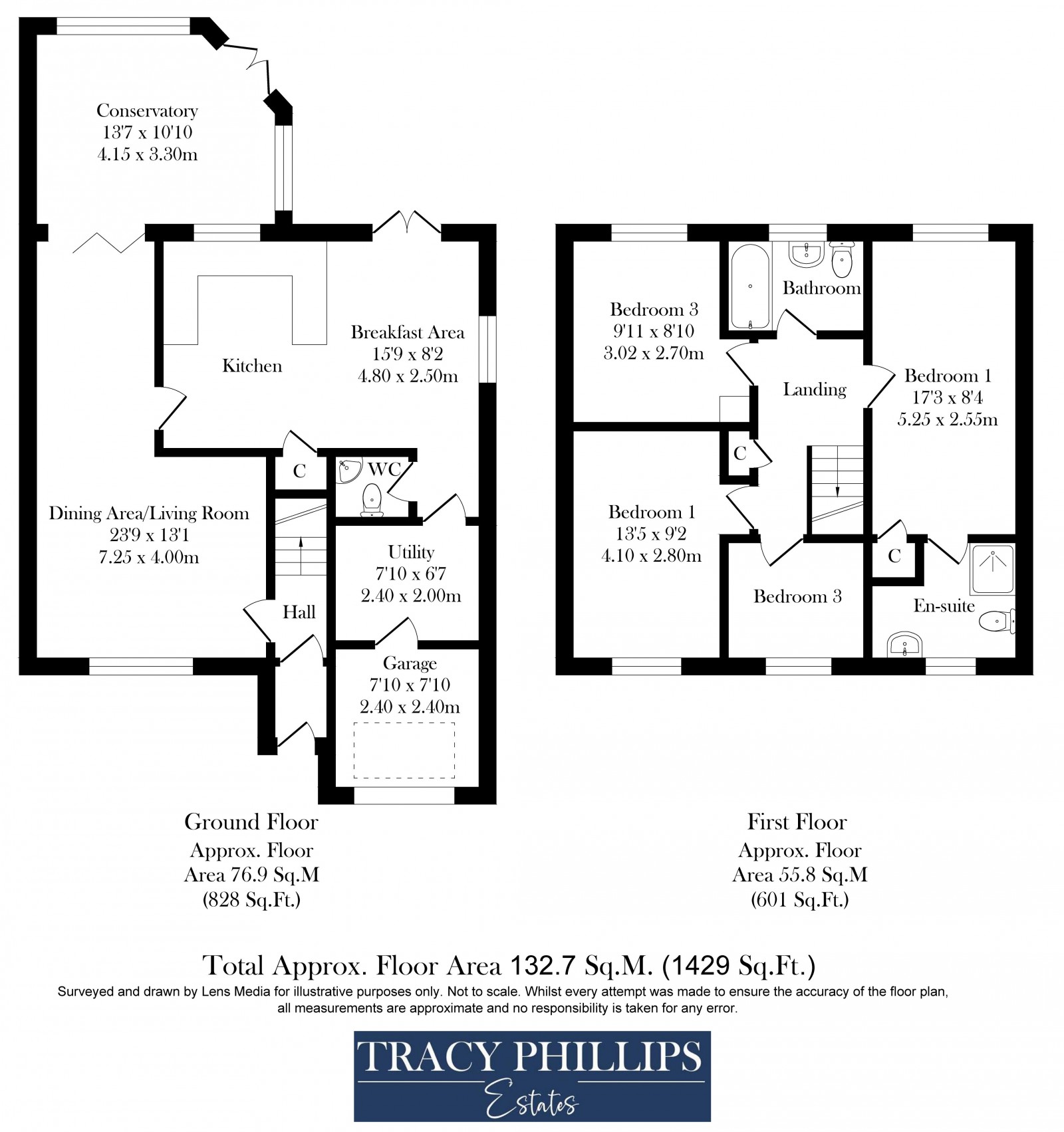 Floorplan for Broadlands, Shevington