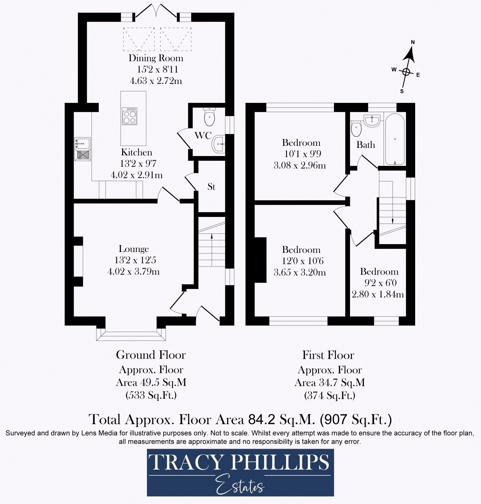 Floorplan for Greenland Avenue, Wigan
