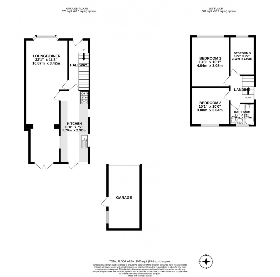 Floorplan for Douglas Road, Standish, Wigan
