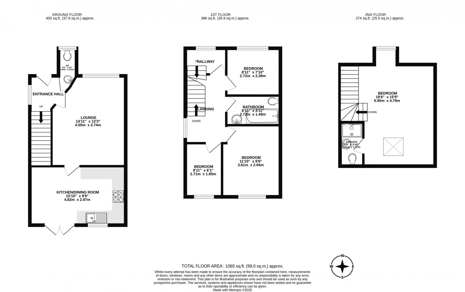 Floorplan for Sorrel Close, Standish, Wigan