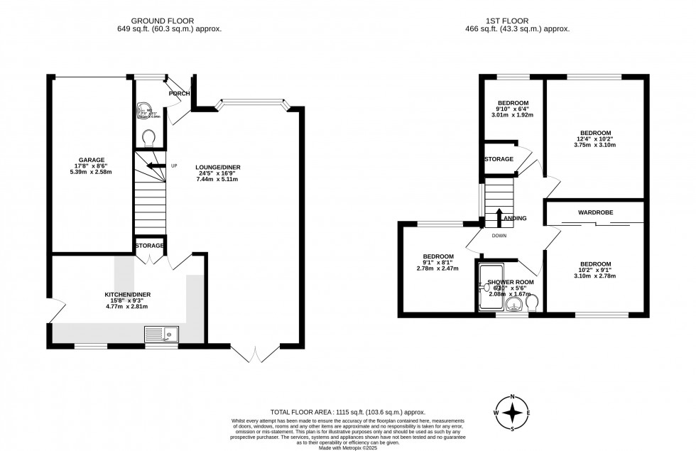 Floorplan for Christleton, Shevington, Wigan