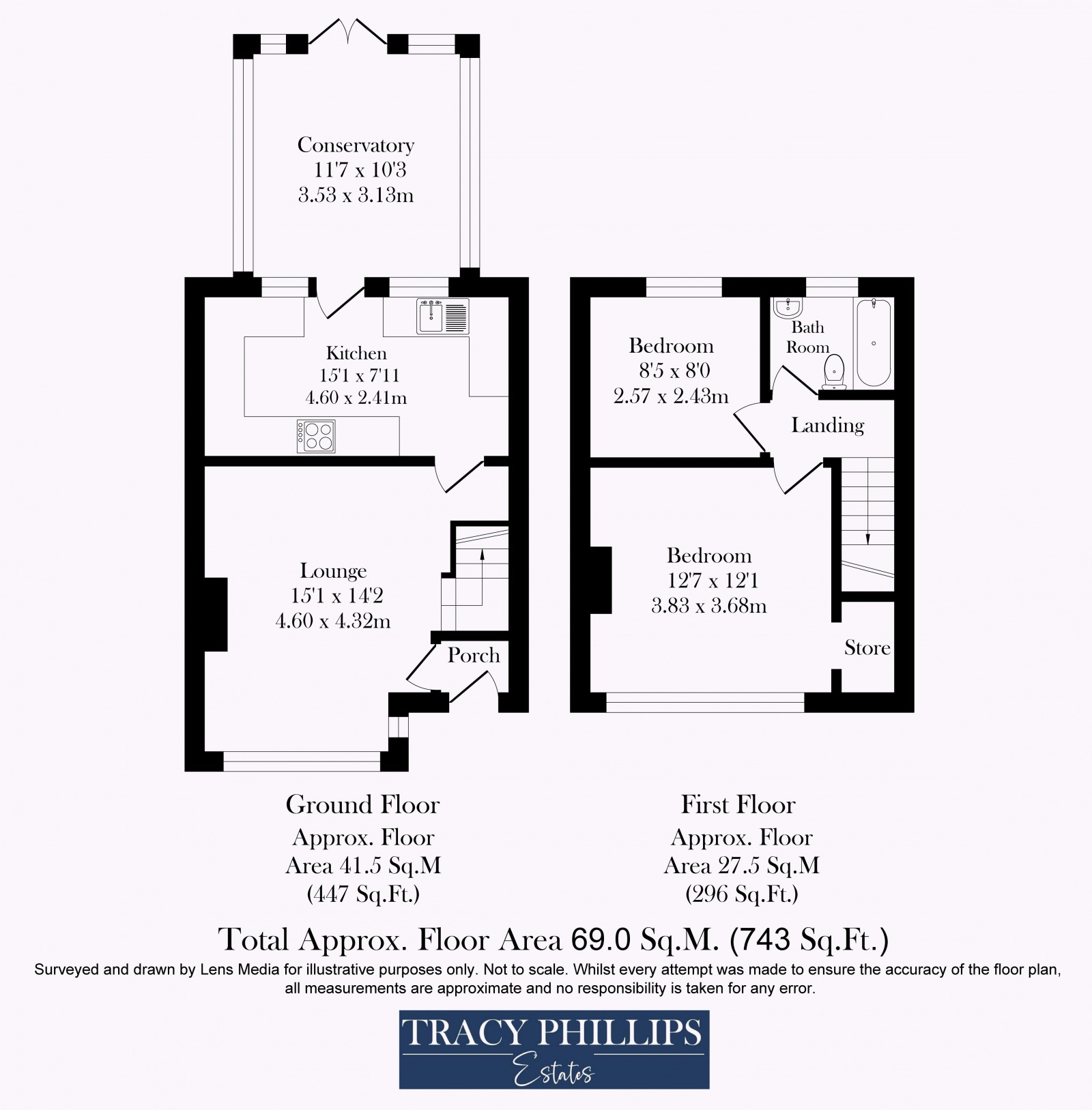 Floorplan for Shevington Moor, Wigan