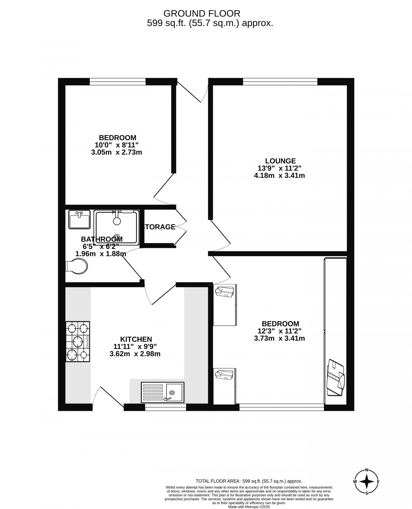 Floorplan for Stancliffe Grove, Aspull, Wigan