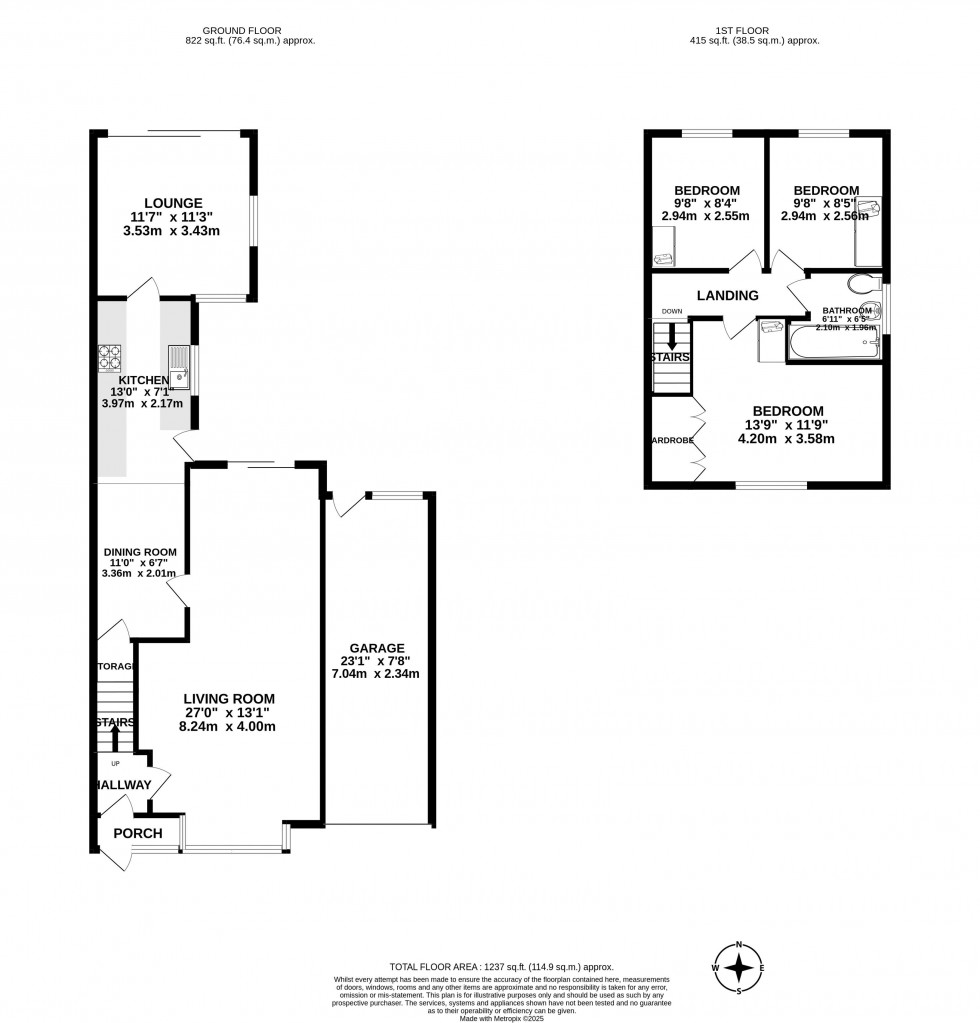 Floorplan for Almond Brook Road, Standish, Wigan