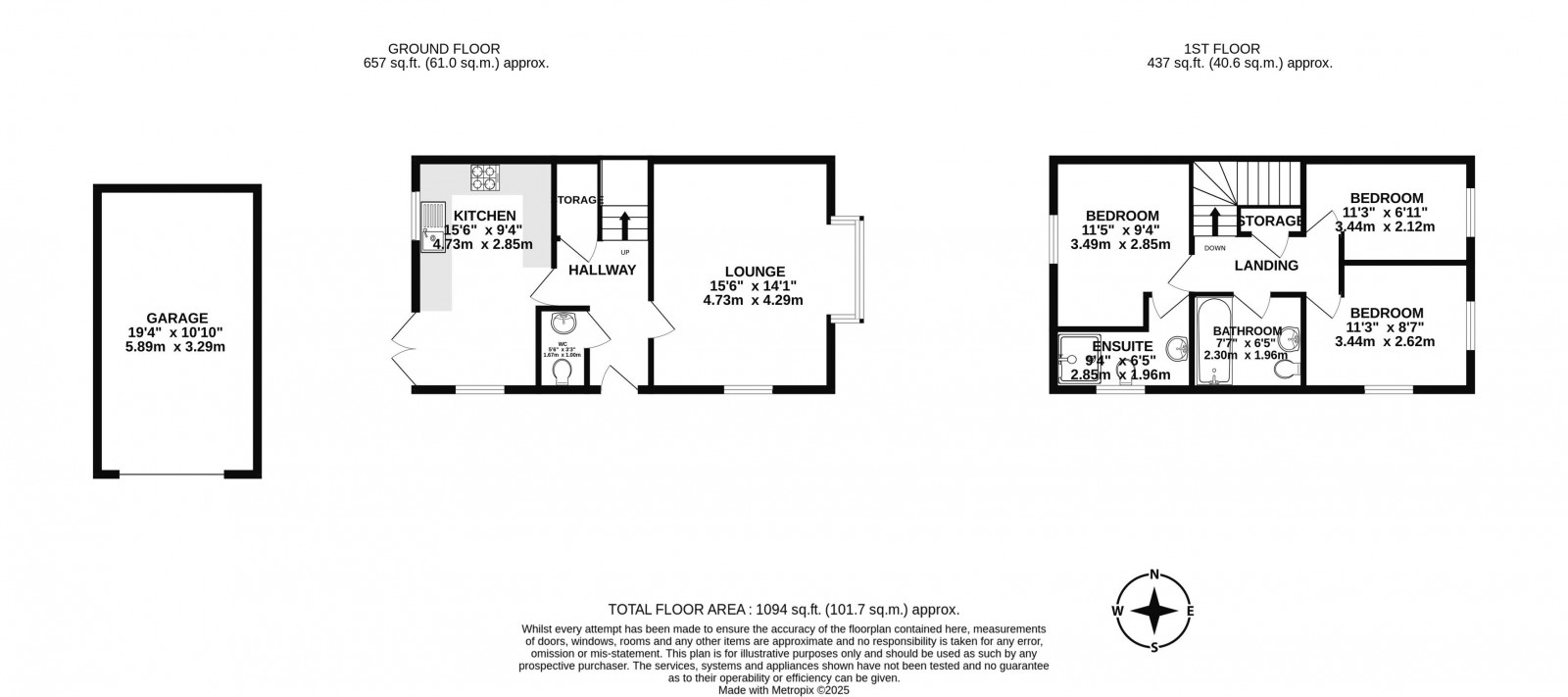 Floorplan for Bullrush Meadow, Standish, Wigan