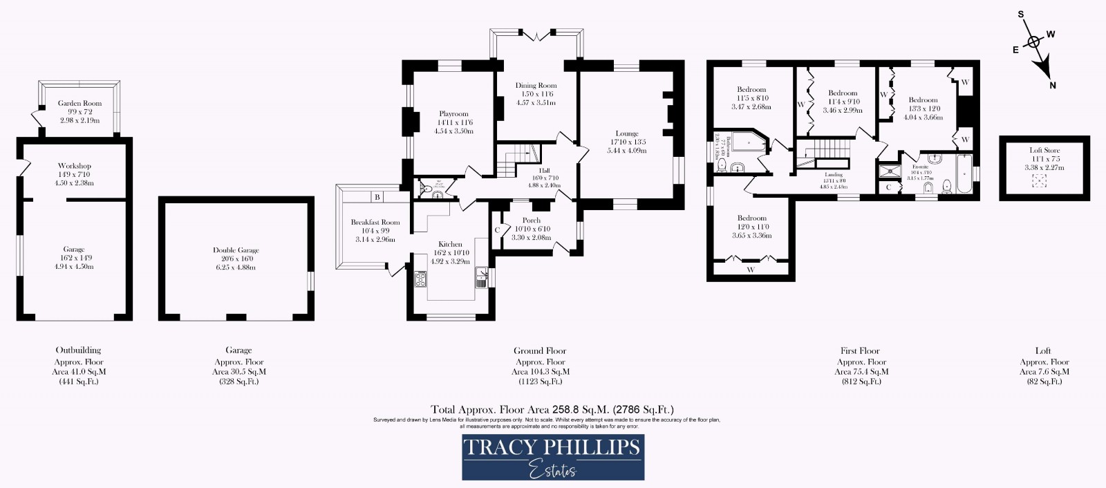 Floorplan for Bank Brow, Roby Mill