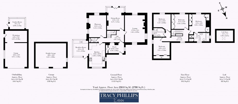 Floorplan for Bank Brow, Roby Mill