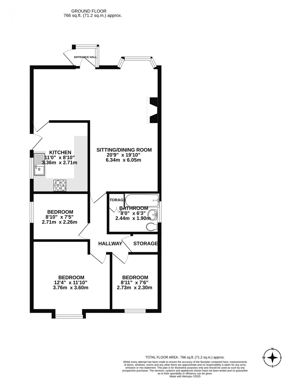 Floorplan for Kilburn Drive, Shevington, Wigan