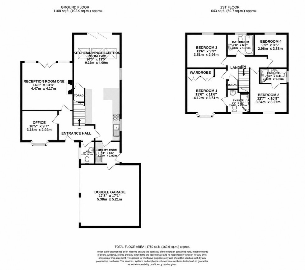 Floorplan for Broadfern, Standish, Wigan
