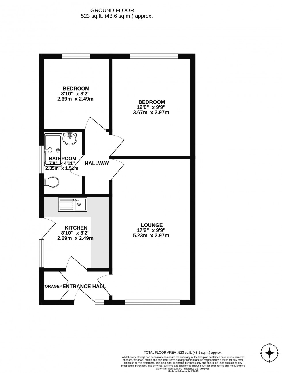 Floorplan for Chisacre Drive, Shevington, Wigan