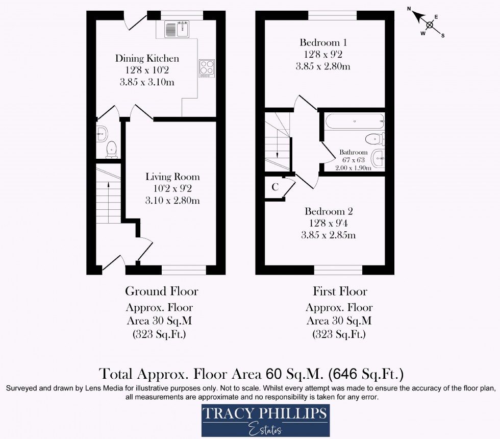 Floorplan for Foxtail Meadow, Standish, Wigan