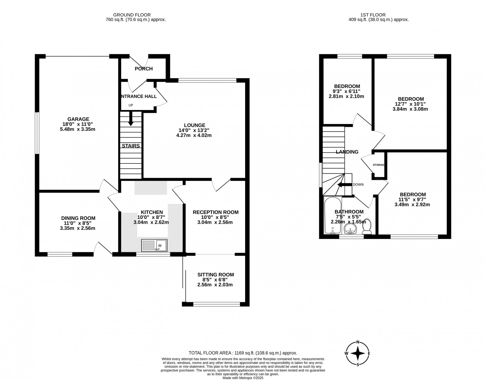 Floorplan for Millbank, Appley Bridge, Wigan