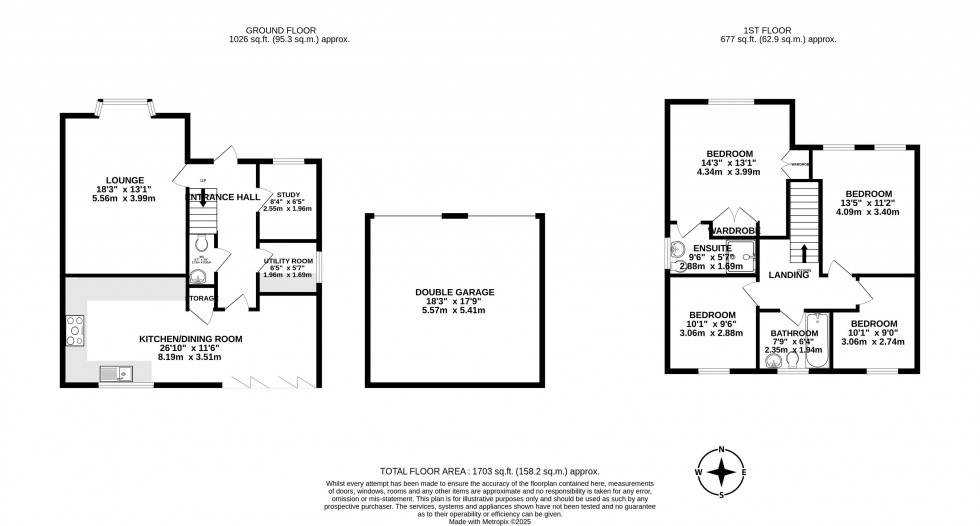 Floorplan for Moss Green Close, Standish