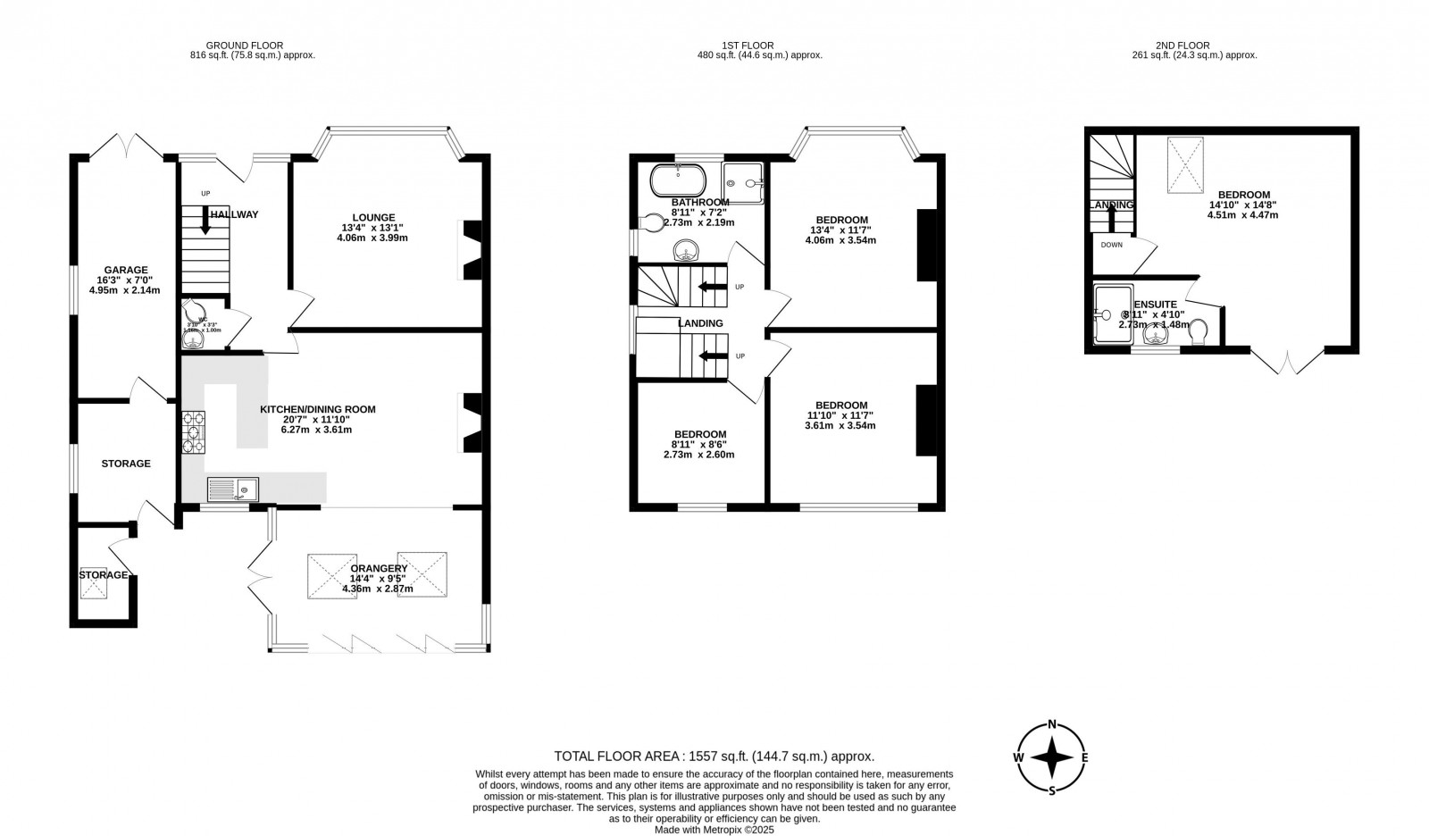 Floorplan for Appley Lane North, Appley Bridge, Wigan