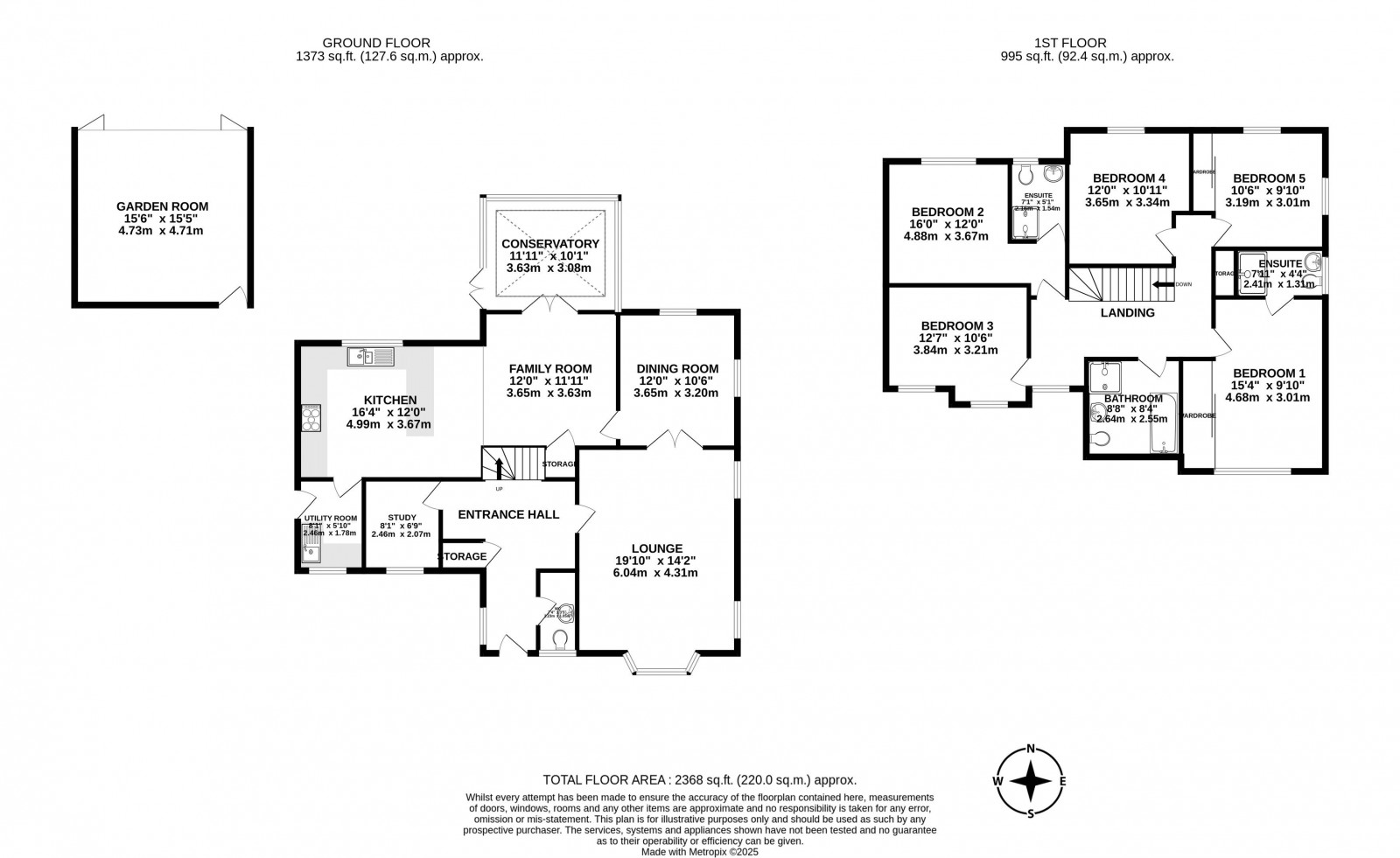 Floorplan for Mere Oaks, Standish, Wigan