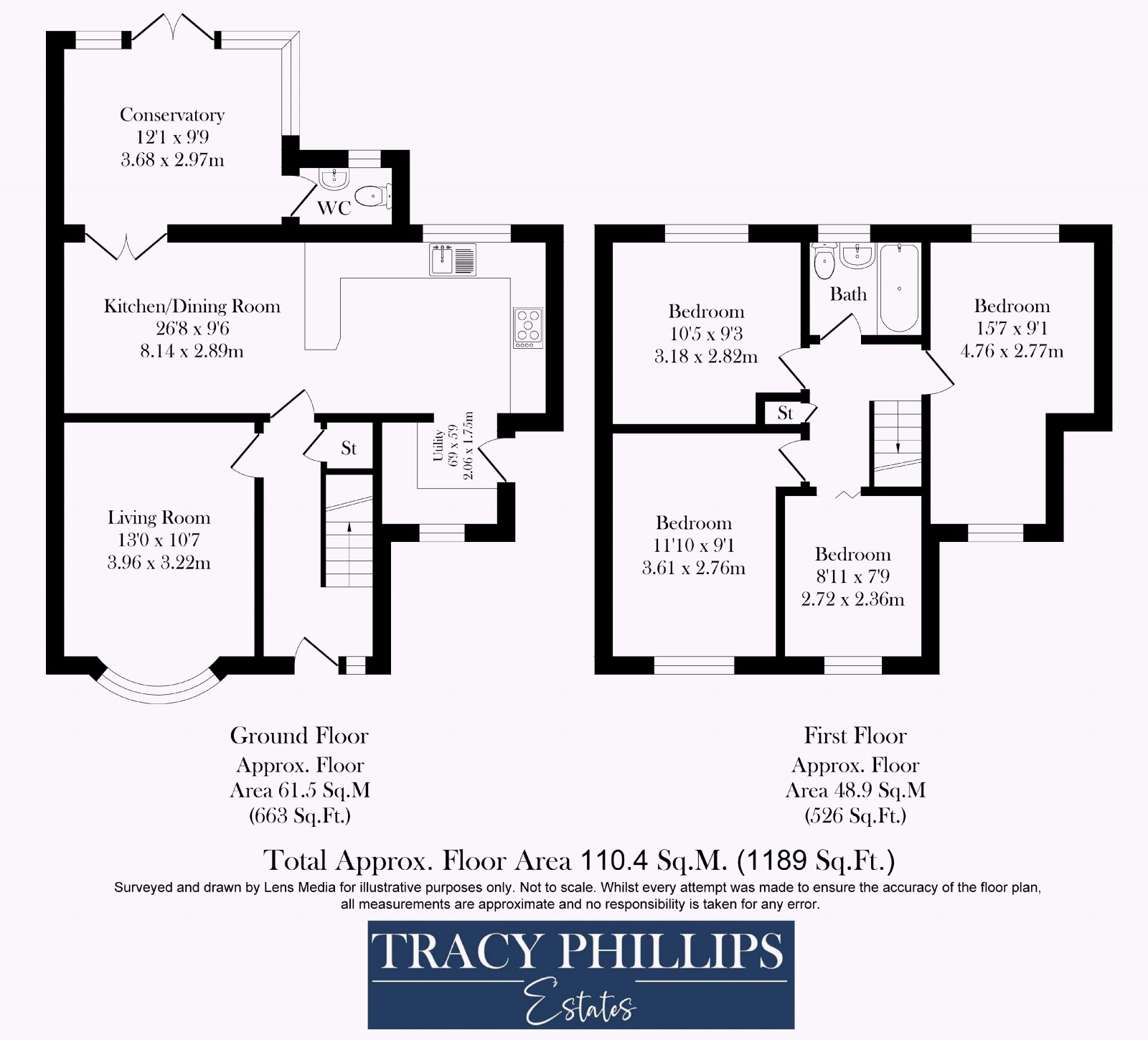 Floorplan for Ormsby Close, Standish, Wigan