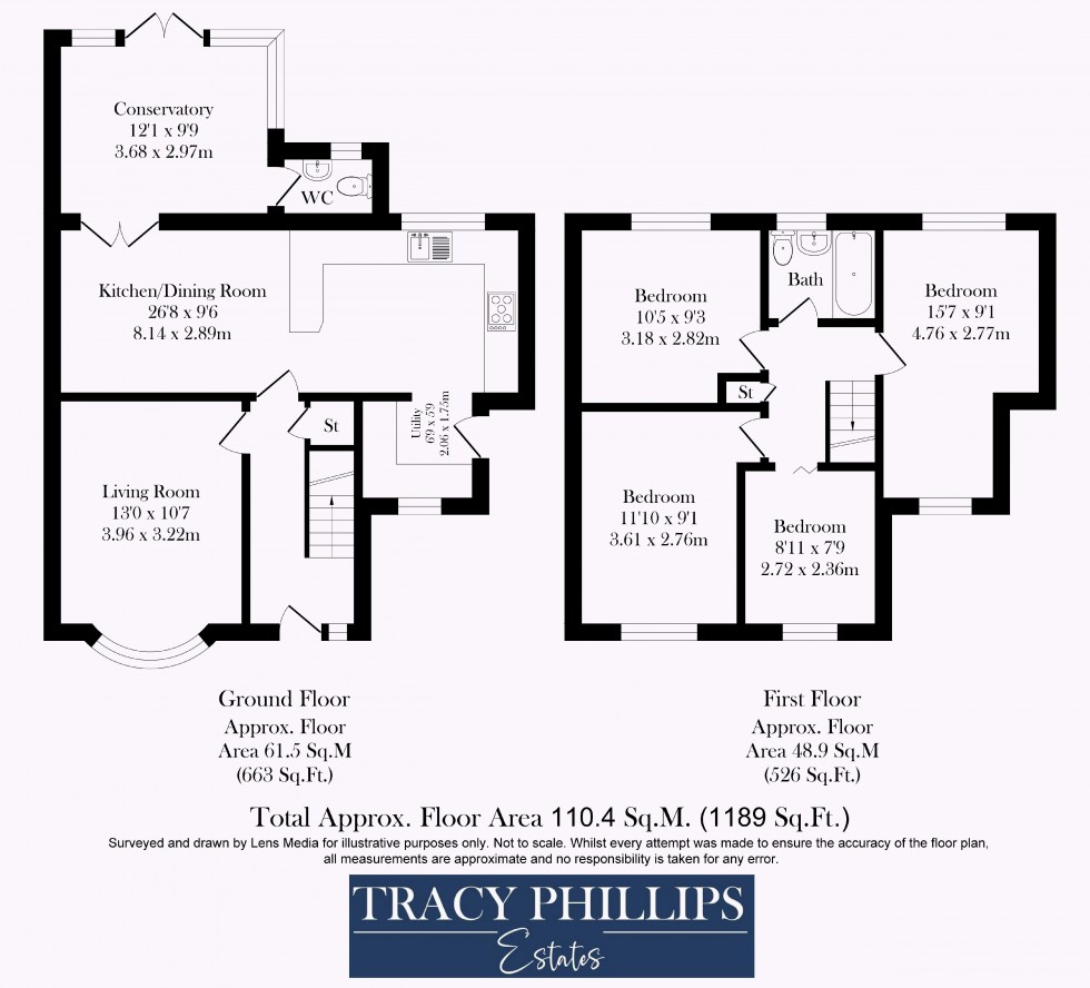 Floorplan for Ormsby Close, Standish, Wigan