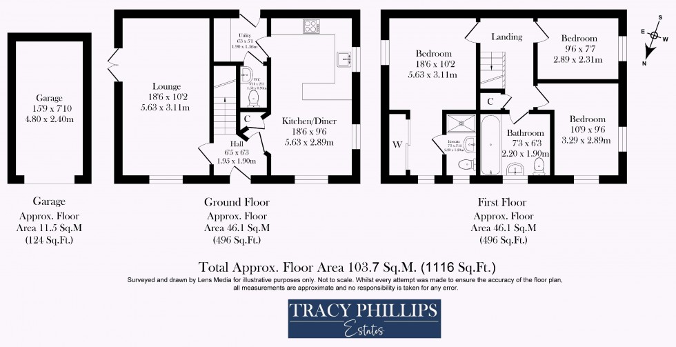 Floorplan for Fairway, Standish, Wigan
