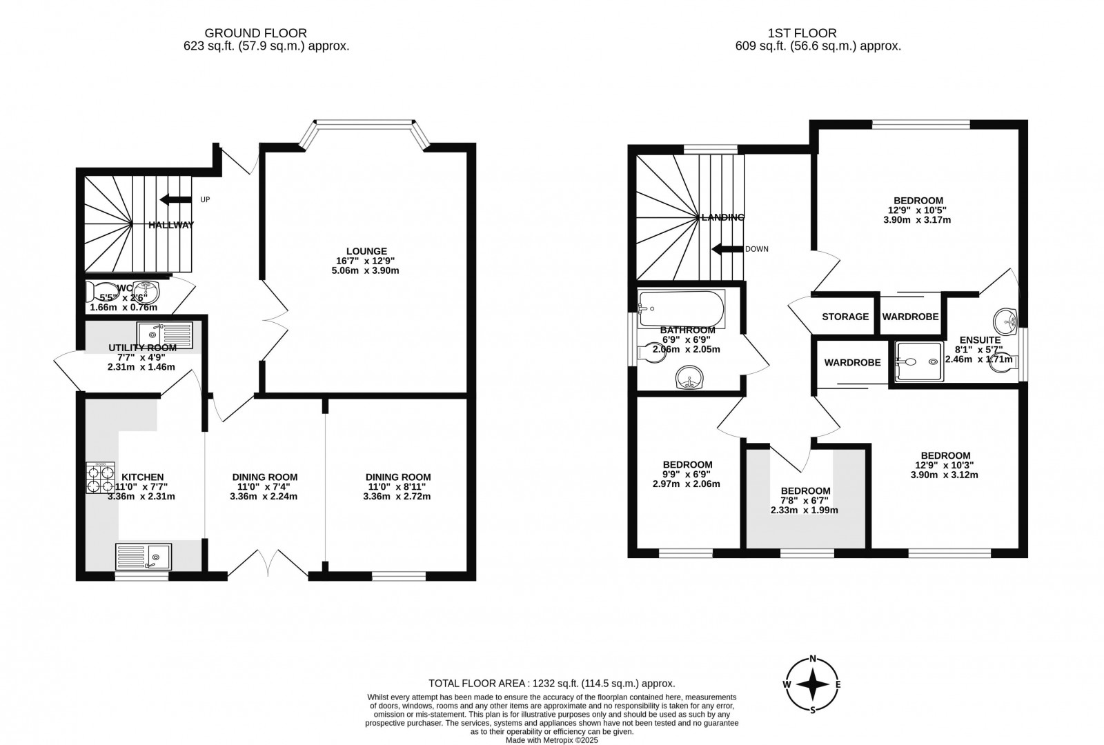 Floorplan for Copeland Drive, Standish, Wigan