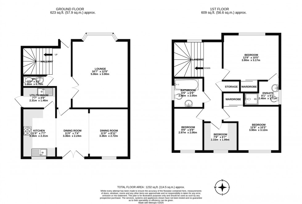 Floorplan for Copeland Drive, Standish, Wigan