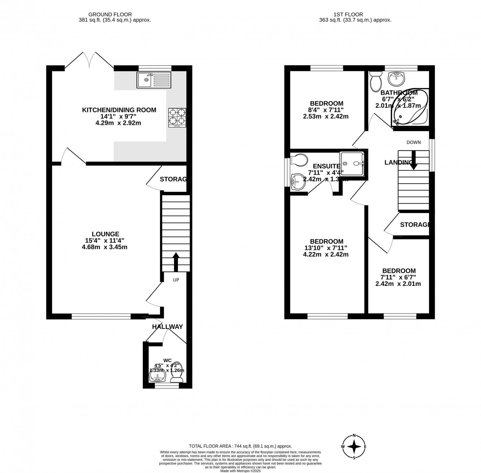 Floorplan for Bolton Road, Wigan