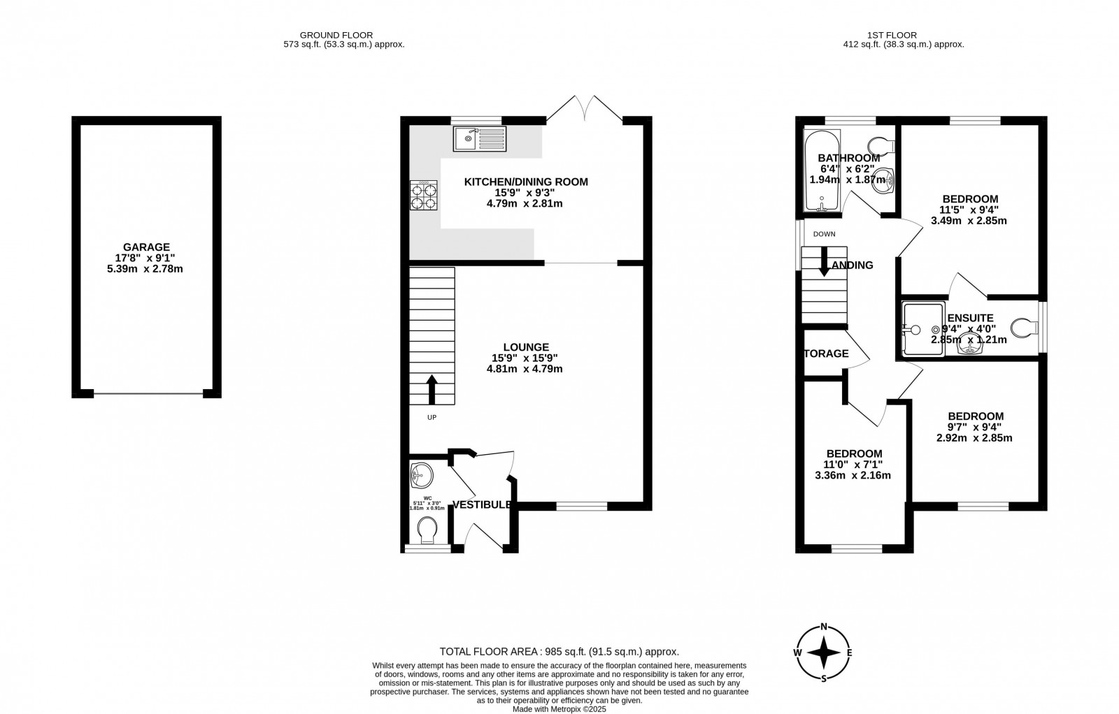 Floorplan for Herons Wharf, Appley Bridge, Wigan