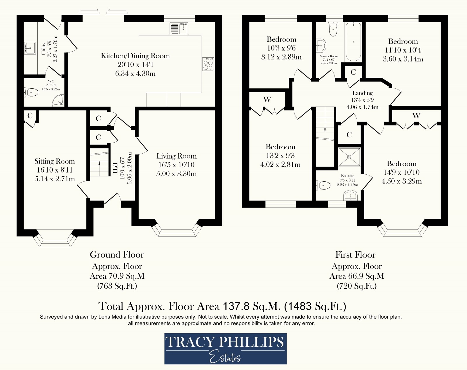 Floorplan for Meadowacre, Standish, Wigan
