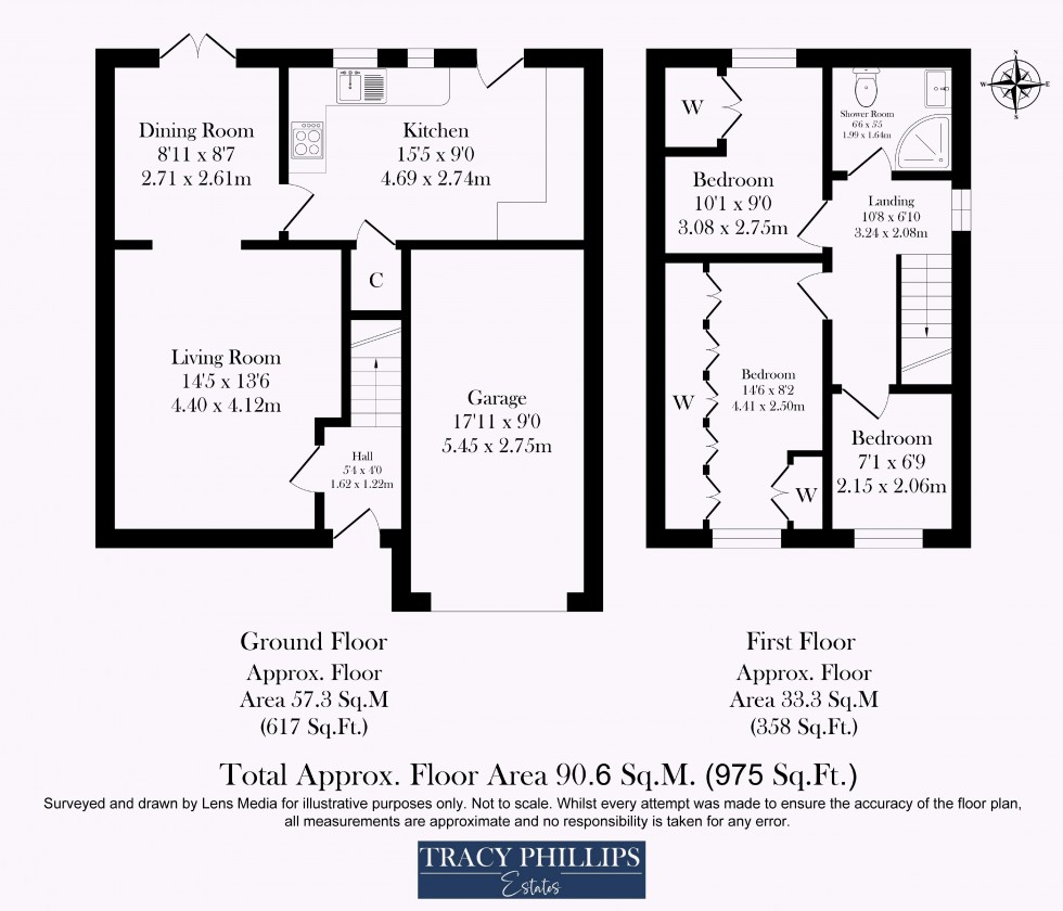 Floorplan for Moores Lane, Standish